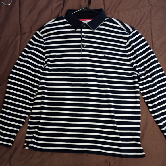 Nautica Other - Blue And White Striped Nautica Long Sleeve